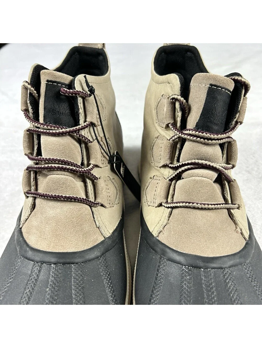 Sorel Out N About III Classic Waterproof Duck Boots Women’s Size 10 Tan Black